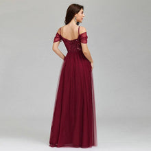 Lade das Bild in den Galerie-Viewer, Wunderschönes Ball &amp; Abendkleid mit Tüll Rock &amp; Pailletten Oberteil rot