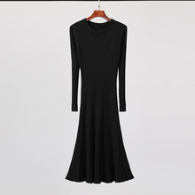 Lade das Bild in den Galerie-Viewer, Langärmliges Winter Strickkleid in 4 Farbvarianten