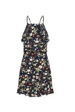 Lade das Bild in den Galerie-Viewer, Top 2021 Sommerkleid mit geblümten Stoff blau