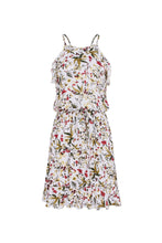 Lade das Bild in den Galerie-Viewer, Top 2021 Sommerkleid mit geblümten Stoff weiß