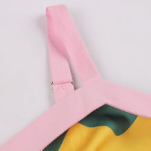 Lade das Bild in den Galerie-Viewer, 50er &amp; 60er Jahre Regenbogen Kleid mit Gürtel