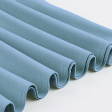 Lade das Bild in den Galerie-Viewer, Blaues A-Linien Kleid mit weißen Spitzen-Oberteil