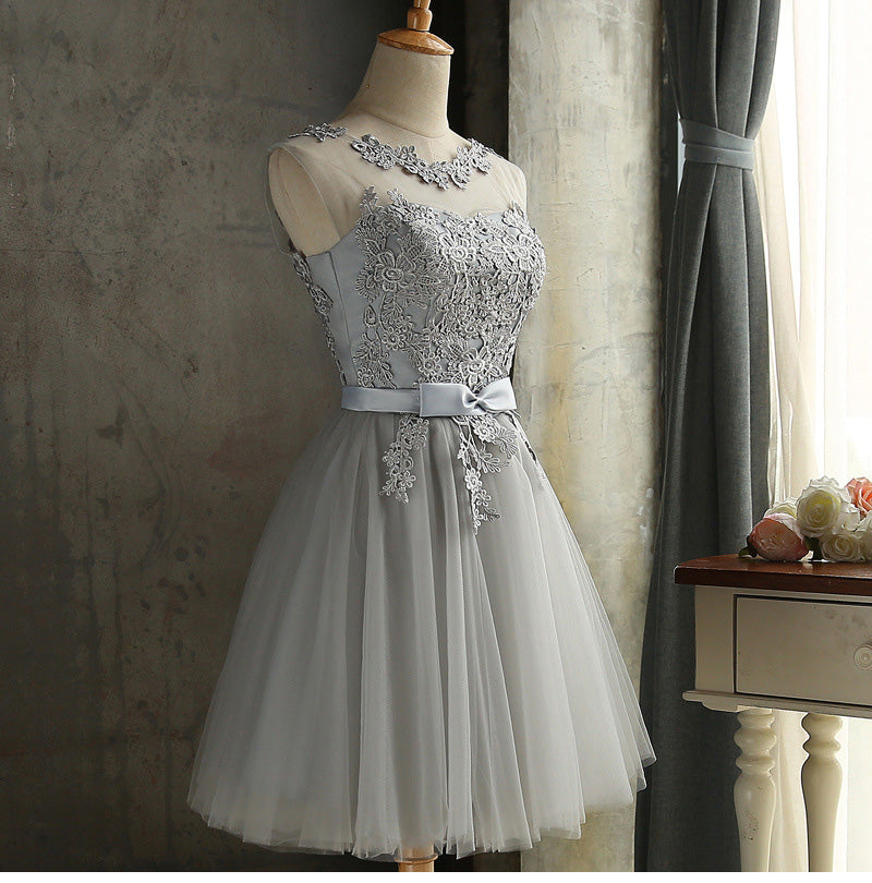 Ball-Cocktailkleid mit wunderschönen Spitzen-Besatz und in 9 verschiedenen Farbvarianten
