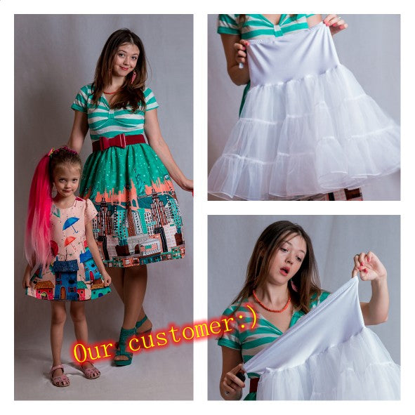 Petticoat in verschiedenen Farben - Perfekt für 50er & 60er Jahre Kleider