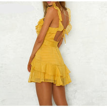 Lade das Bild in den Galerie-Viewer, Rückenfreies Bohemian Sommerkleid in 3 Farbvarianten
