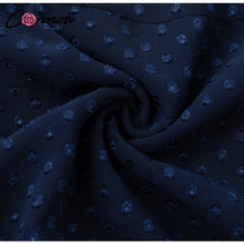 Lade das Bild in den Galerie-Viewer, Schönes Abendkleid mit langen Ärmeln in Marineblau