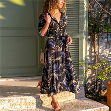 Lade das Bild in den Galerie-Viewer, Sommerkleid Mit verschidenem Blumendruck in 4 Farbvarianten