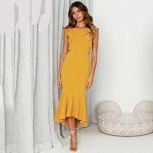 Lade das Bild in den Galerie-Viewer, Abendkleid mit Wunderschönem Rückenausschnitt in 4 Farbvarianten